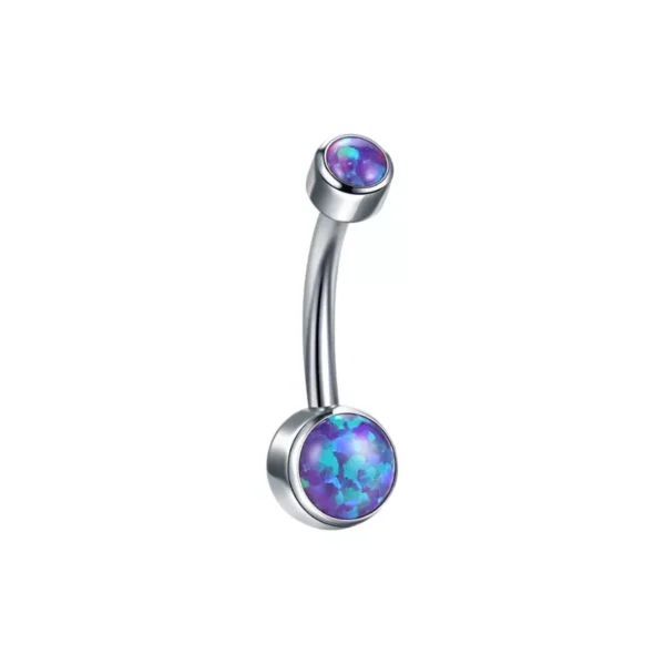 Piercing Nombril Opal Color Marine