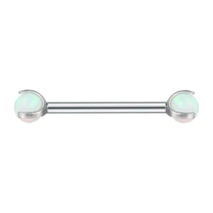 Piercing Téton Mystic Blanc Argent